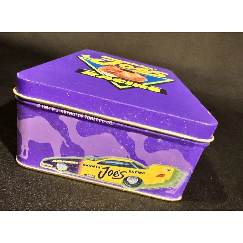 Vintage 1994 Smokin Joe's Racing Camel Tin Sealed Matches NASCAR Promo Lot